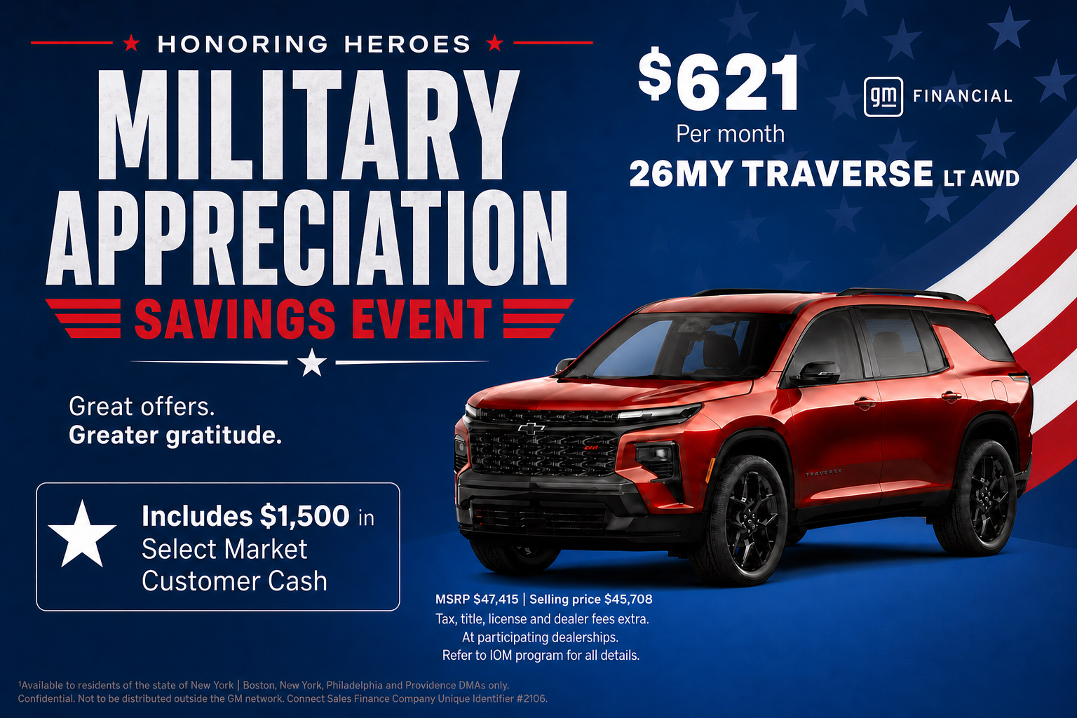 Military Appreciation Savings Event